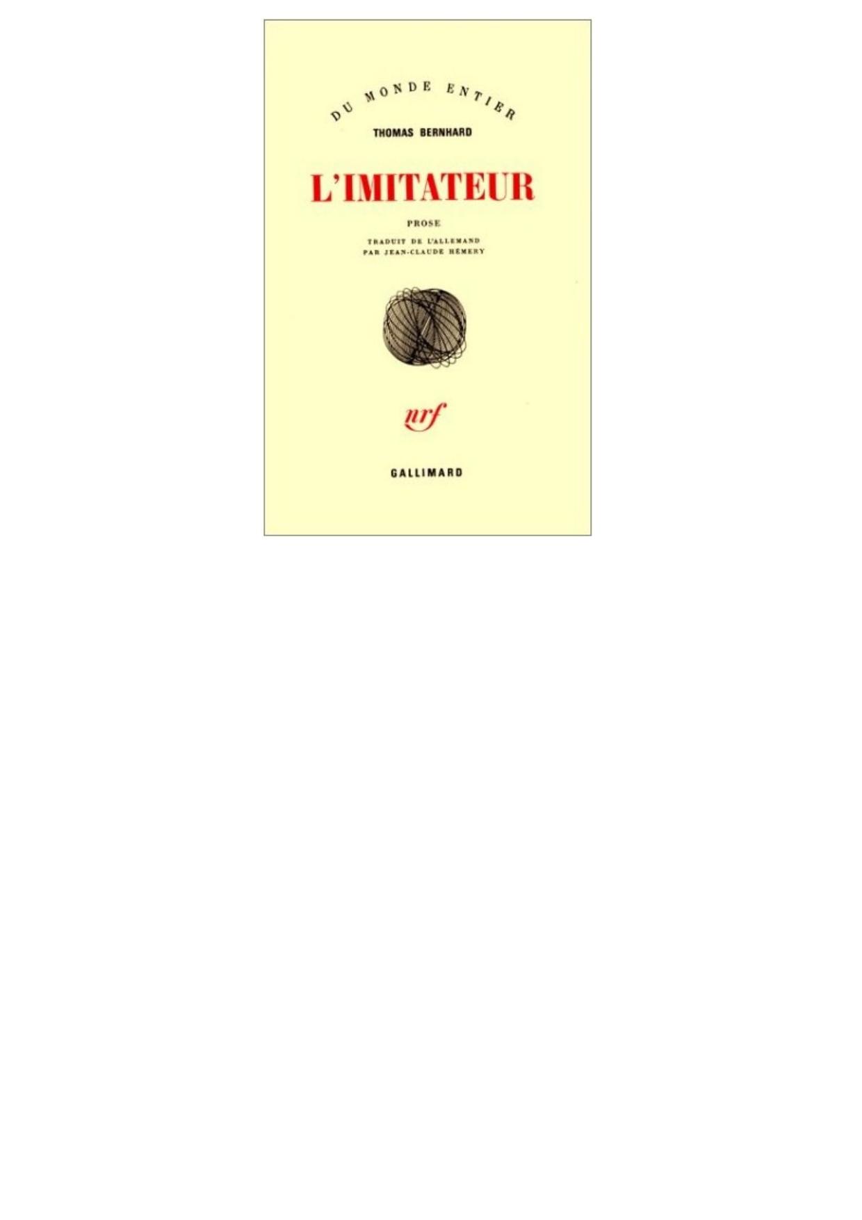 L'imitateur
