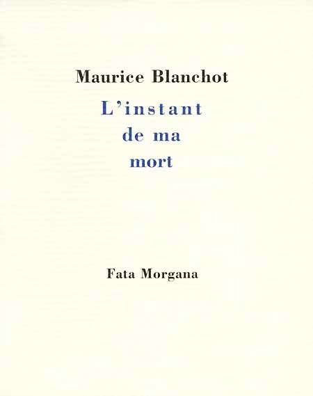 L'instant de ma mort