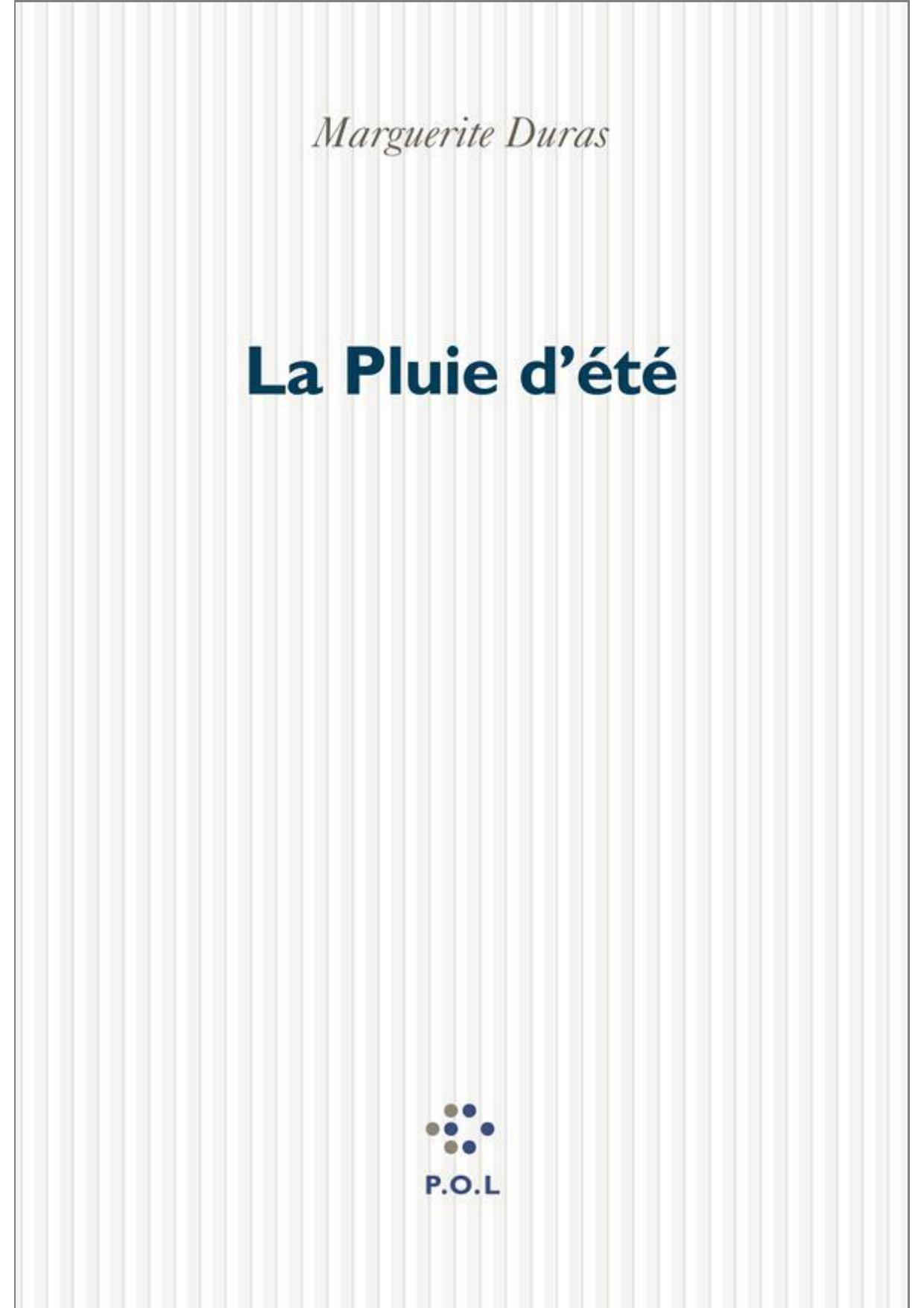 Pluie d'été
