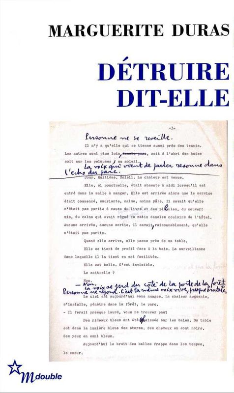 Détruire dit-elle