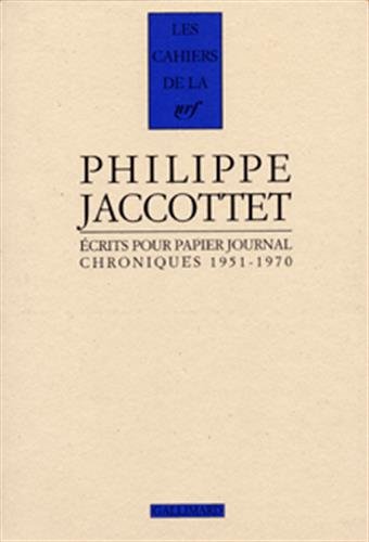 Écrits pour papier journal: Chroniques