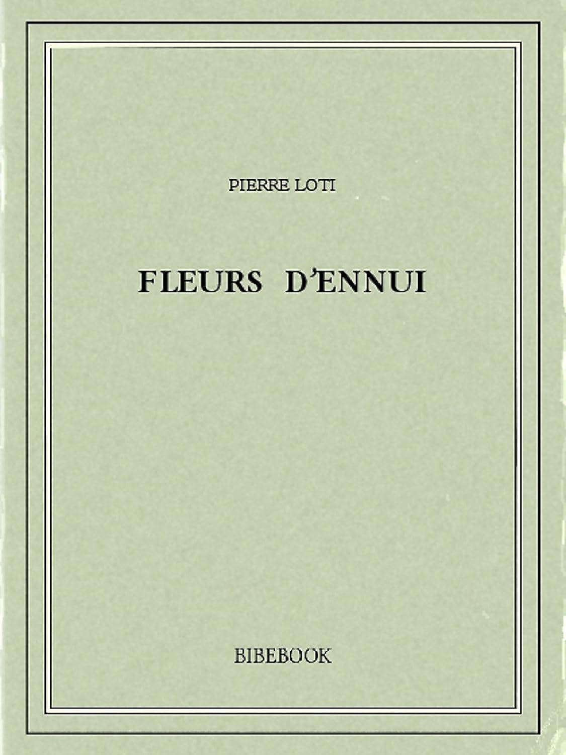Fleurs d’ennui