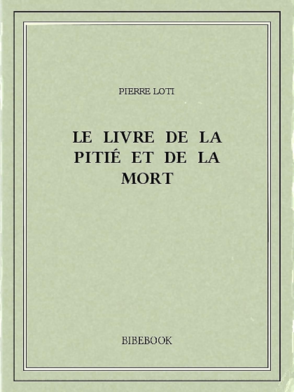 Le livre de la pitié et de la mort