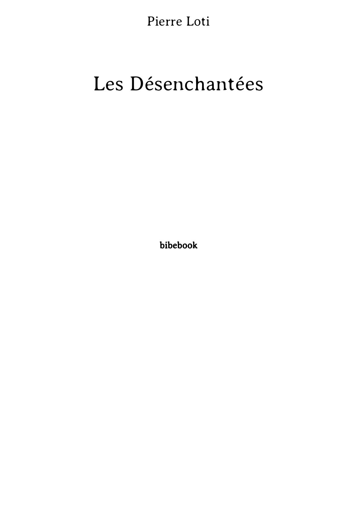 Les Désenchantées