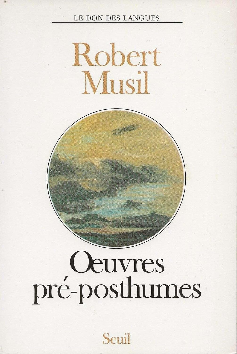 Oeuvres pré-posthumes