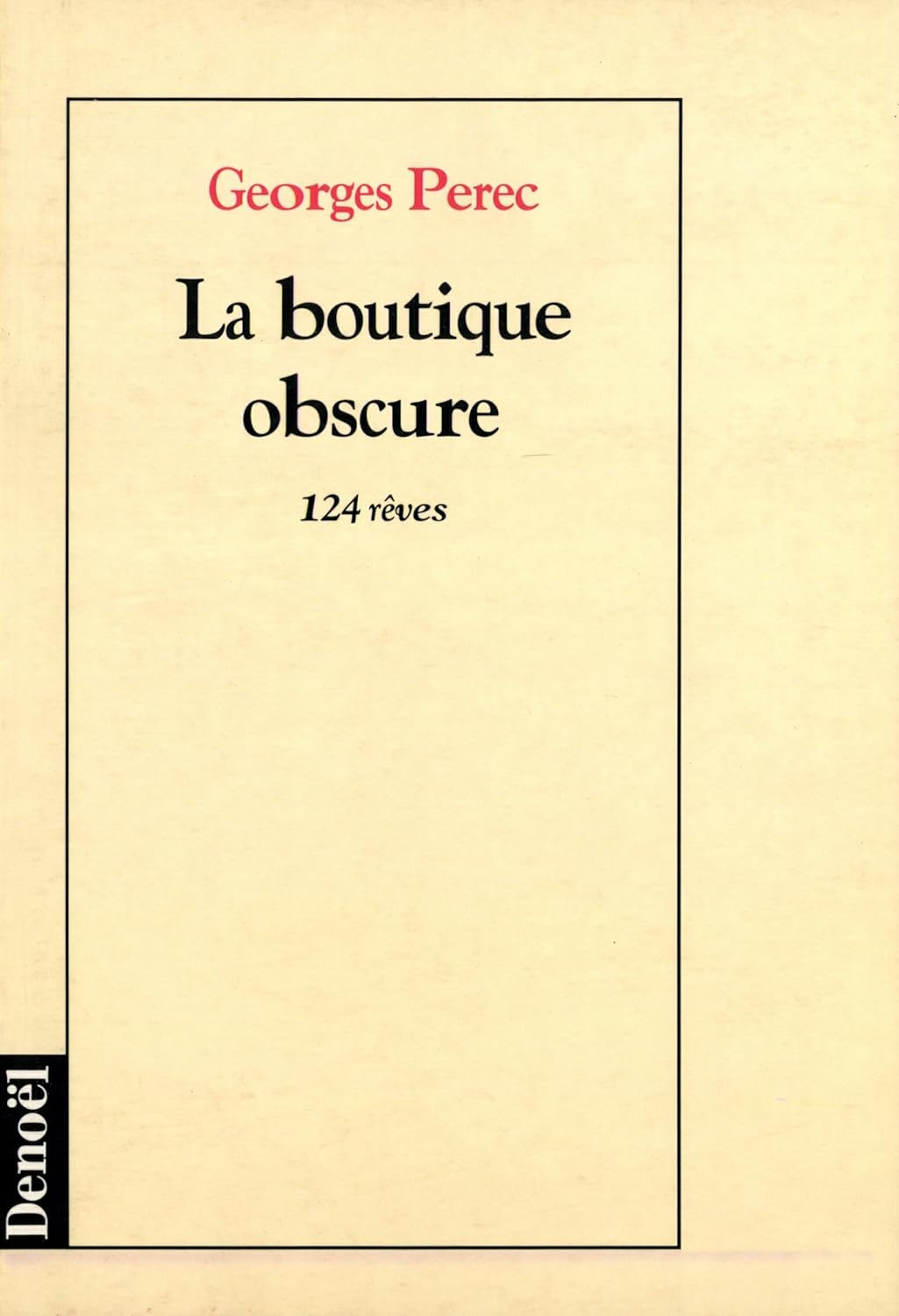 La boutique obscure