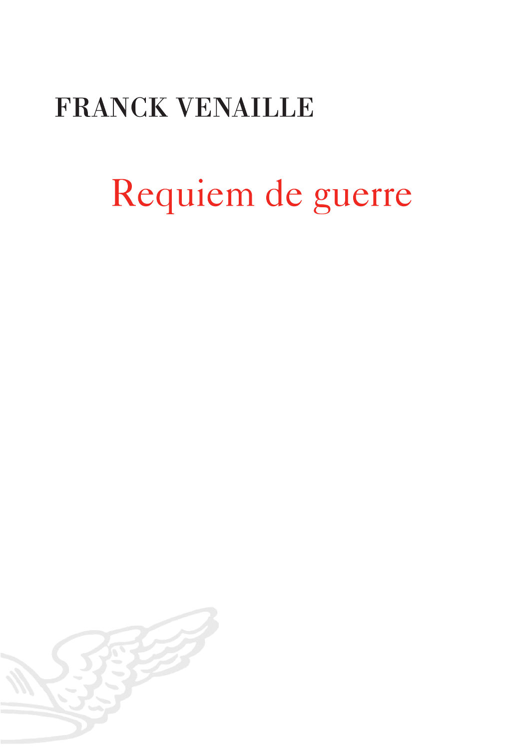 Requiem de guerre