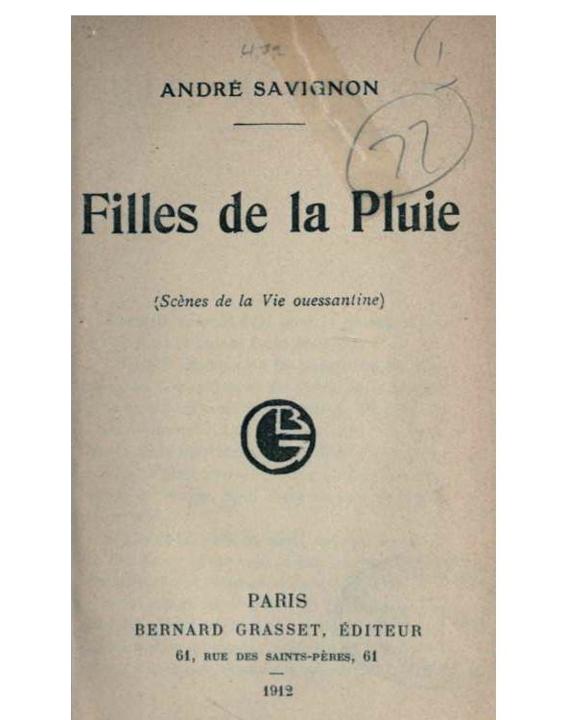 1912 - Filles de la pluie