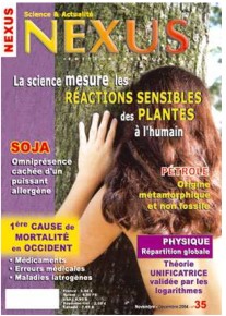 Nexus 35 - L’effet Backster - La science mesure les réactions sensibles des plantes à l'humain _Nov 2004