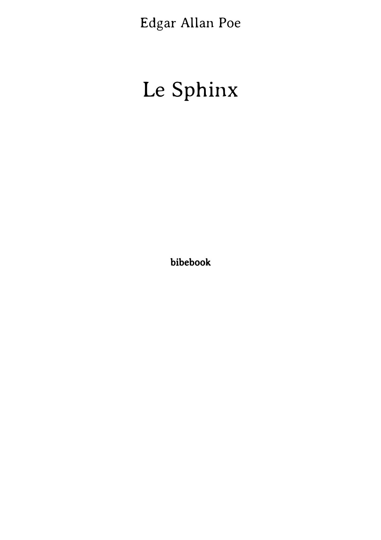 Le Sphinx