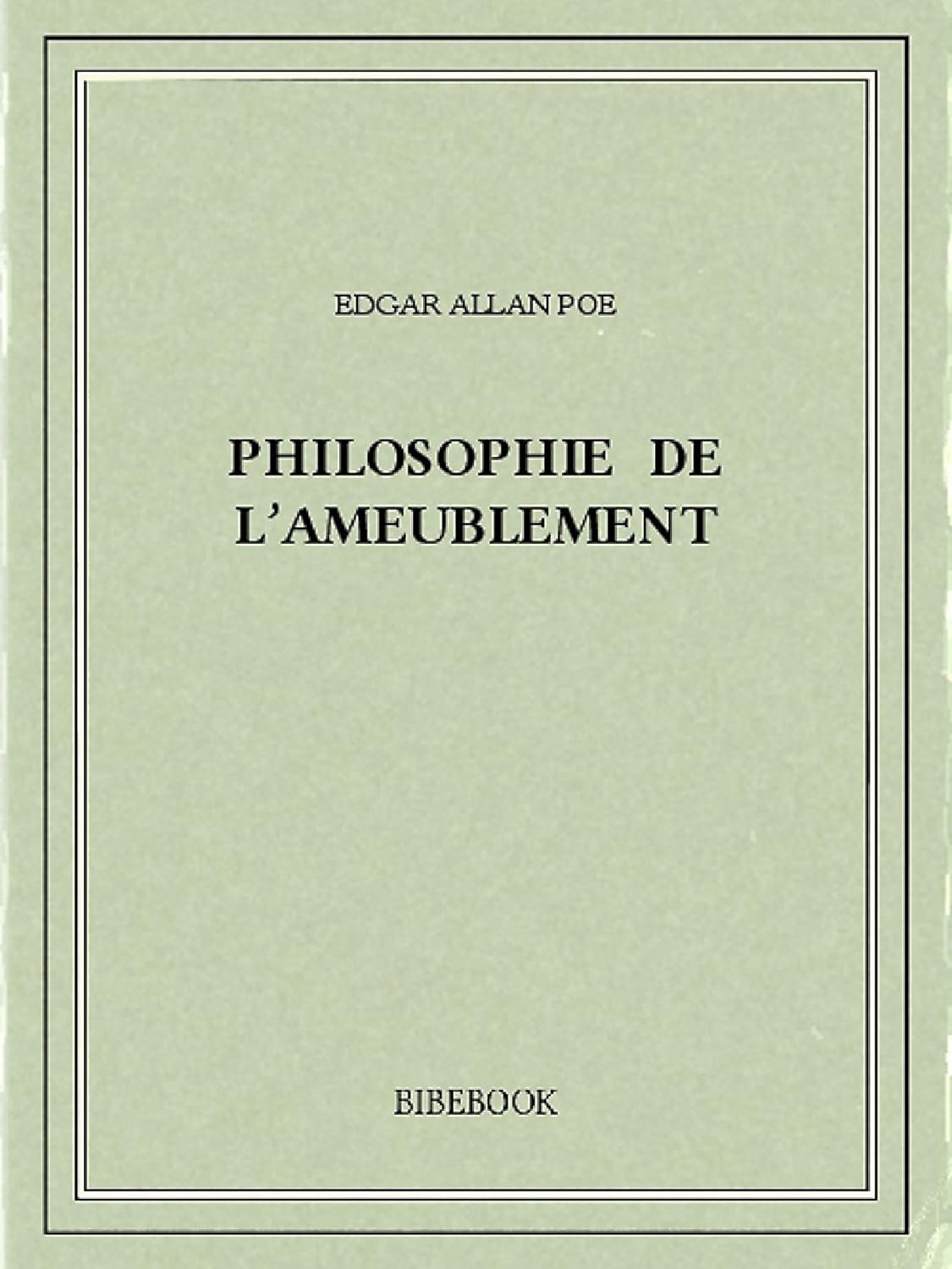 Philosophie de l'ameublement