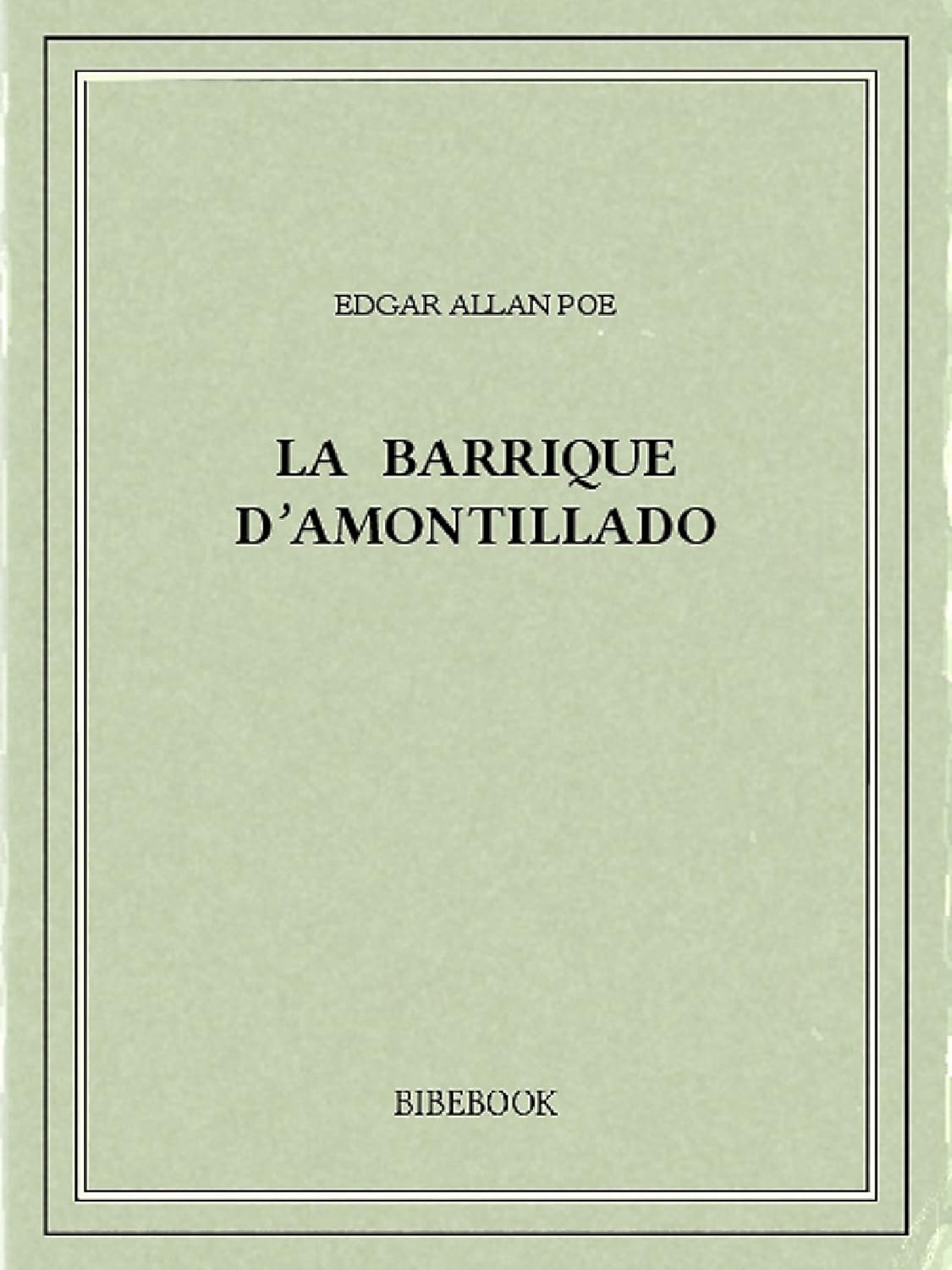 La barrique d'amontillado