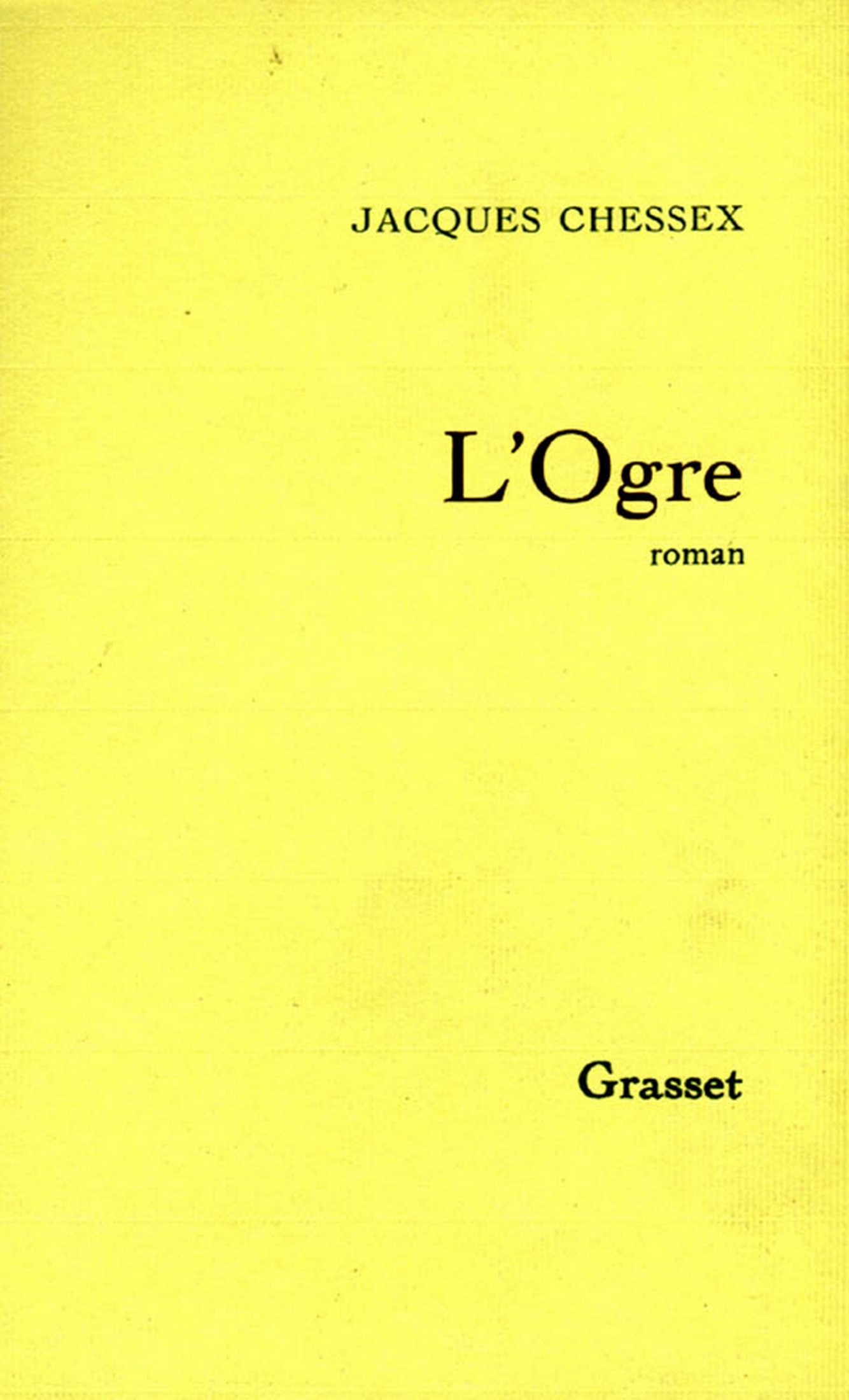 L'ogre: roman