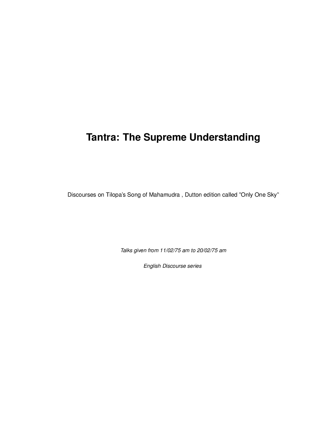 Tantra_The_Supreme_Understanding