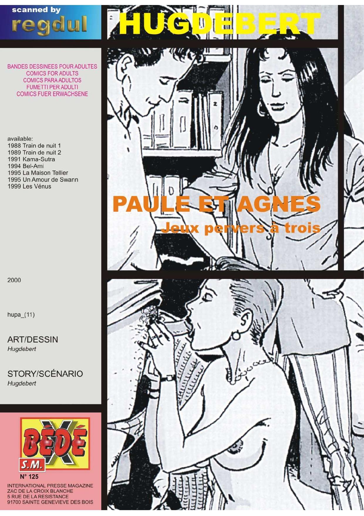 Hugdebert - Paule et Agnès - Jeux pervers à trois
