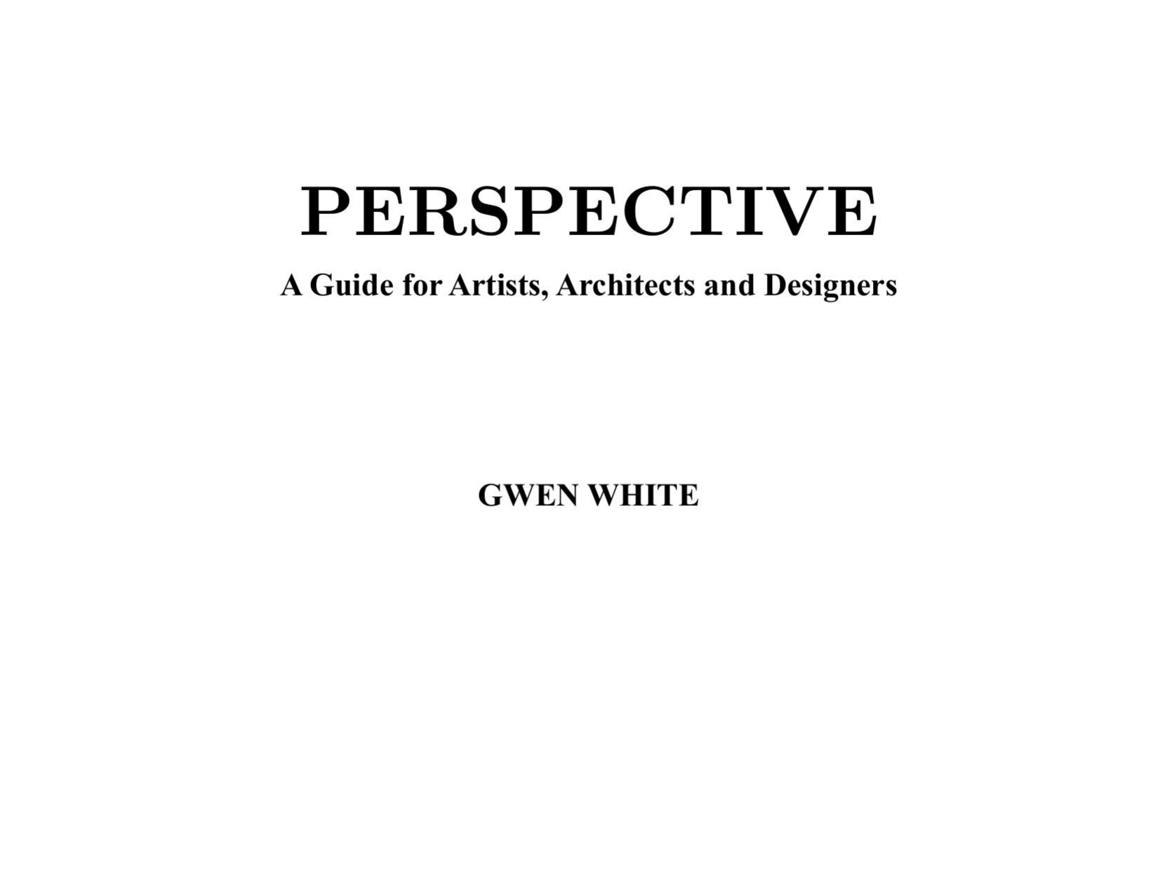 perspective A guide for artists_architects and designers.d¡¦