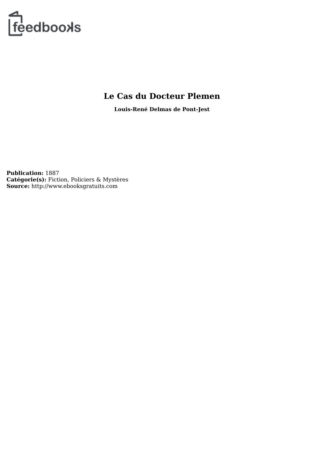 Le Cas du Docteur Plemen