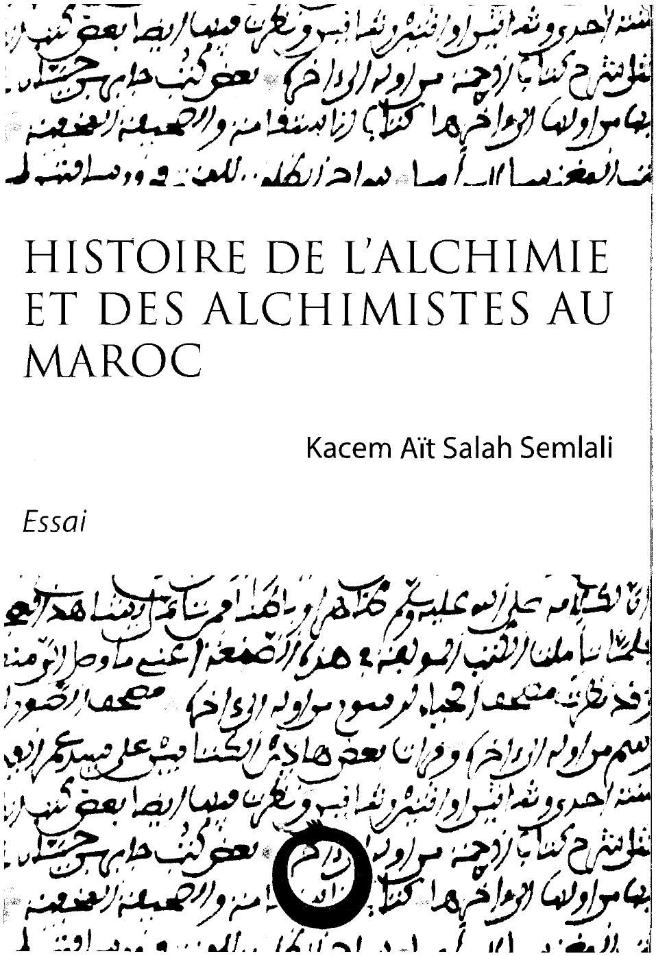 Histoire de L'alchimie et des alchimistes au Maroc