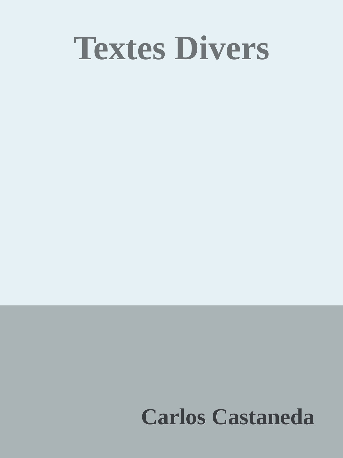 Textes Divers