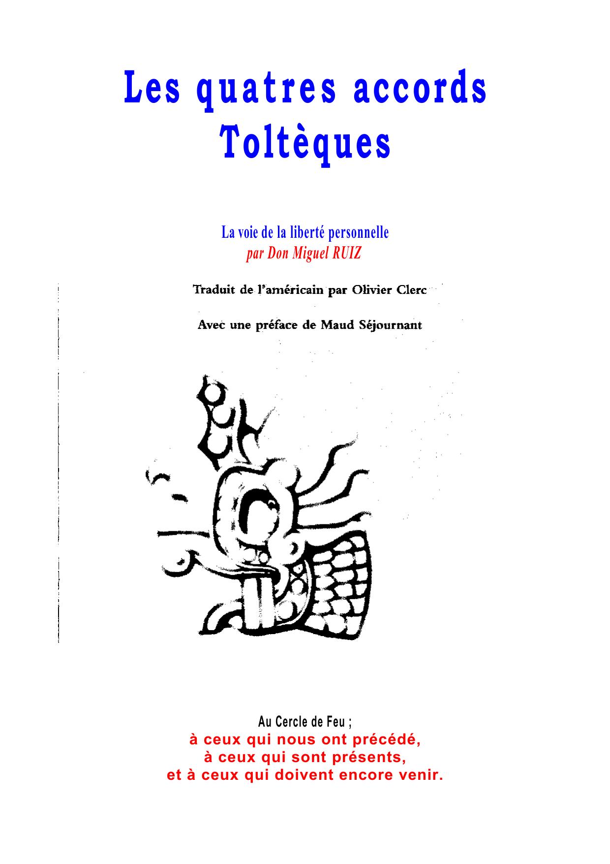 Les quatre accords toltèques