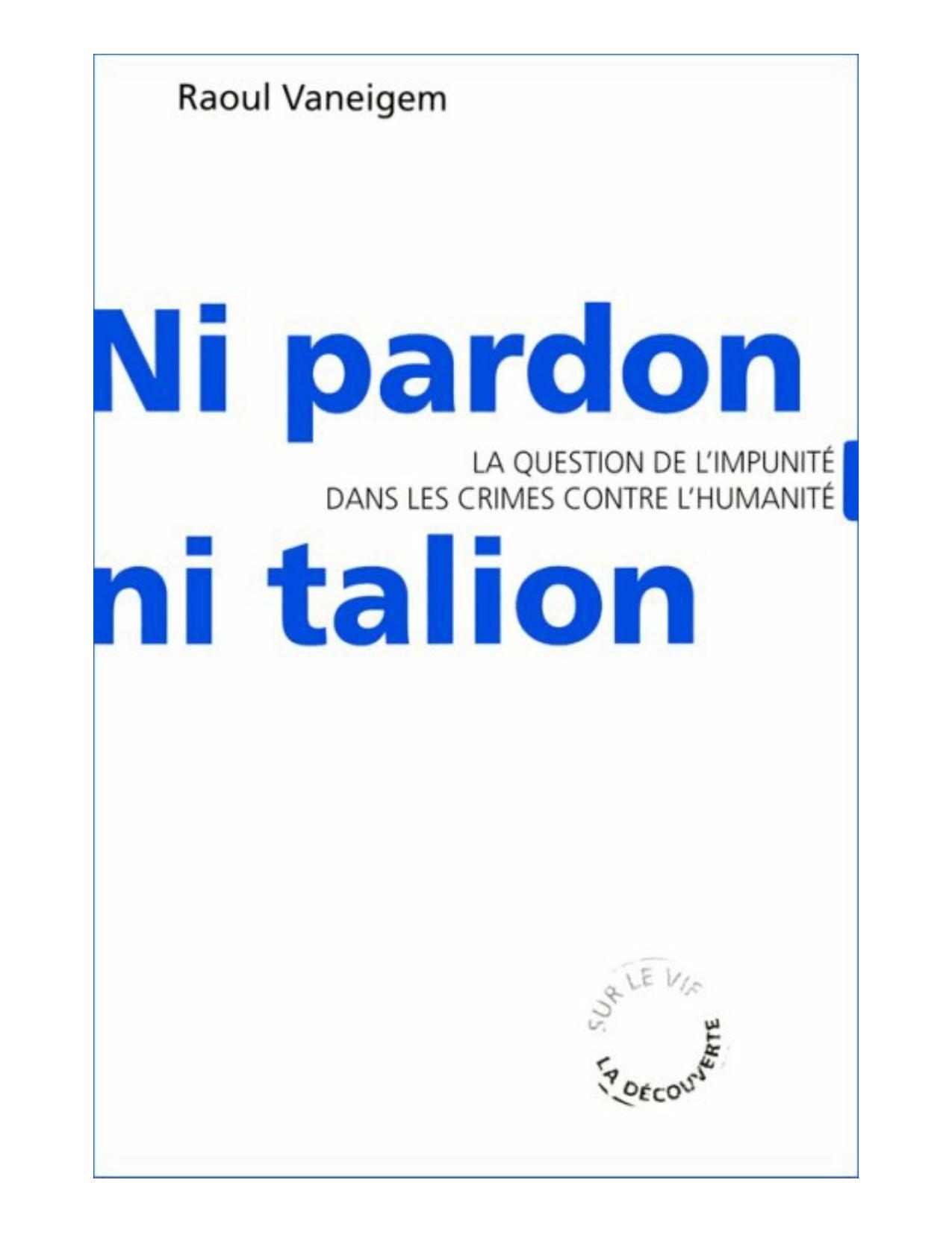 Ni pardon ni talion