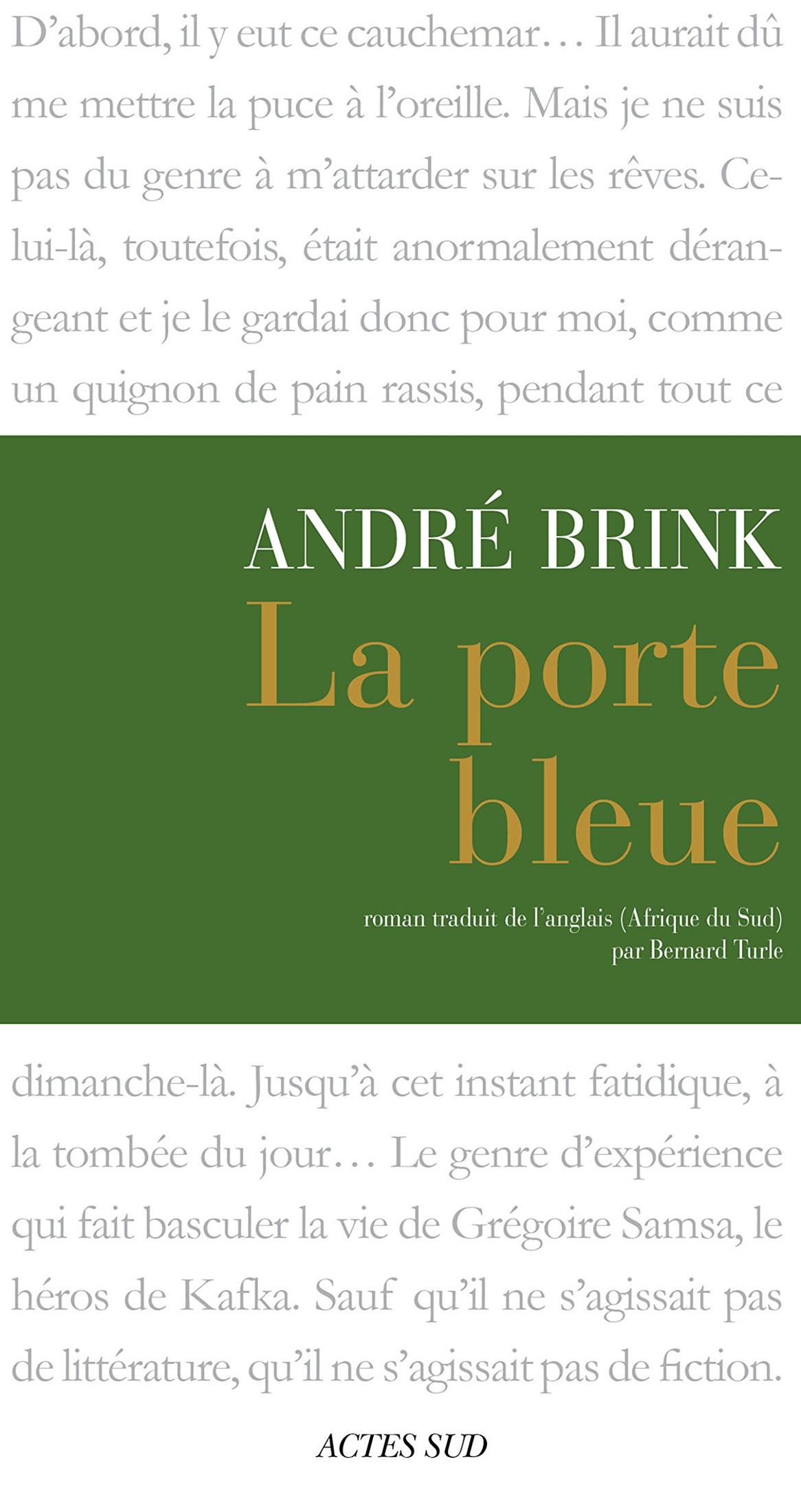 La Porte bleue (Lettres africaines) (French Edition)