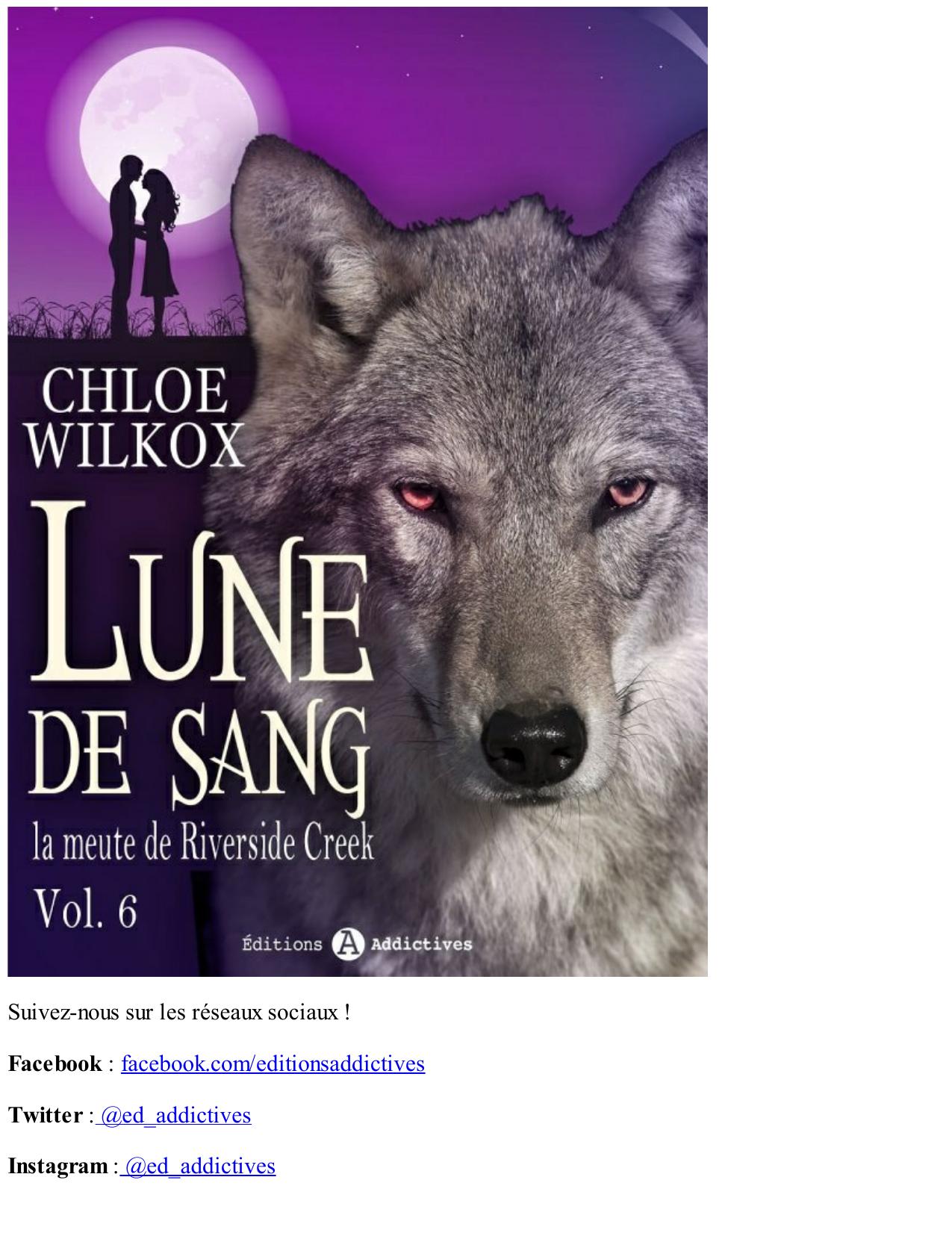 Lune de sang - La meute de Riverside Creek -T6 -