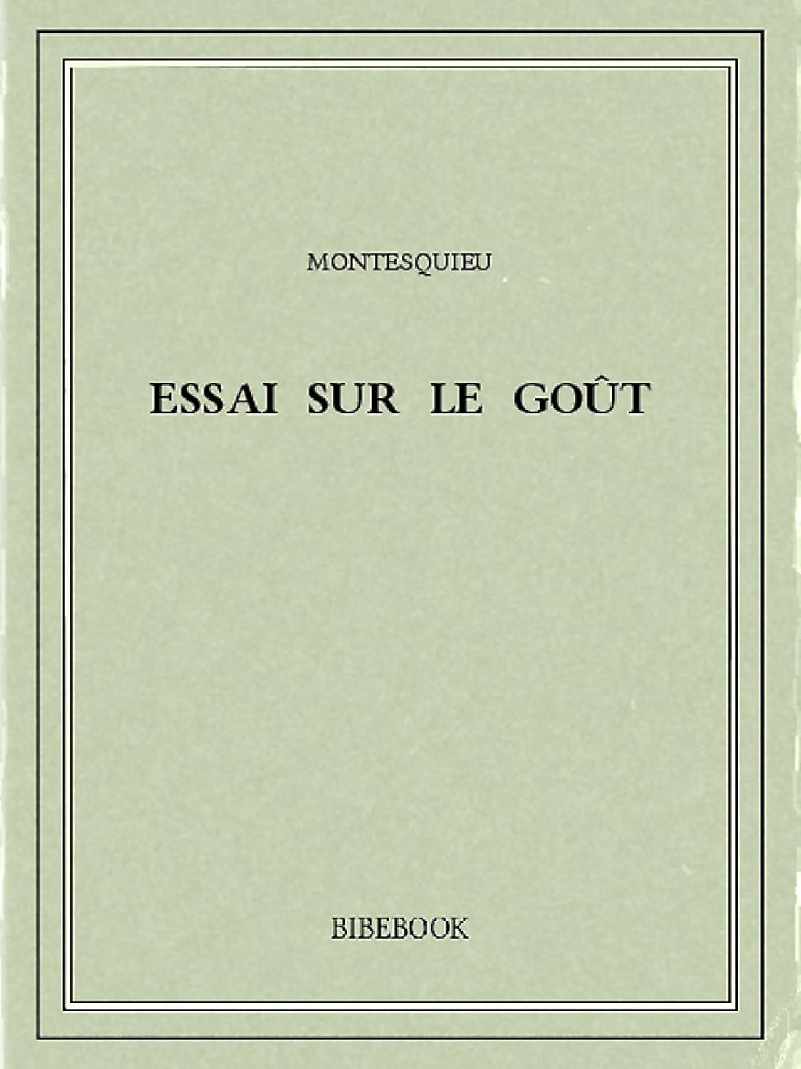 Essai sur le goût