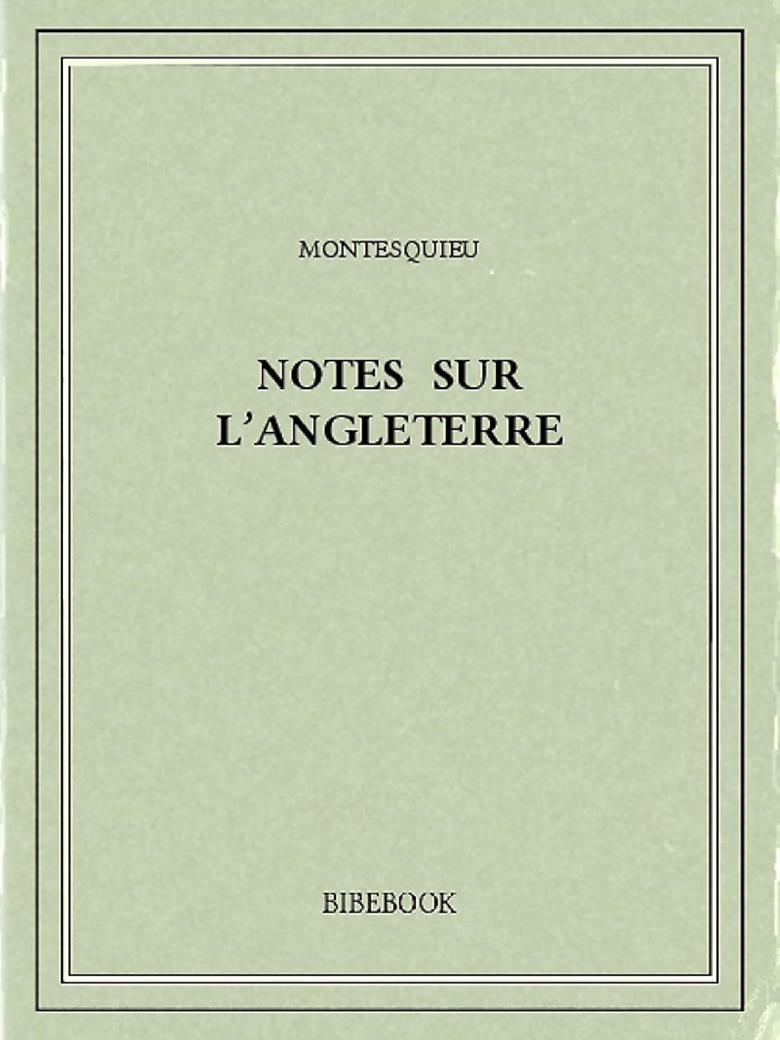 Notes sur l’Angleterre