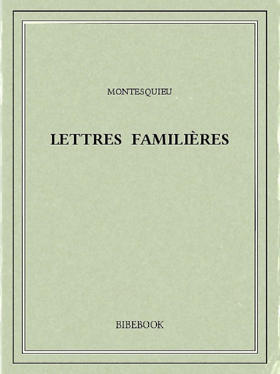 Lettres familières