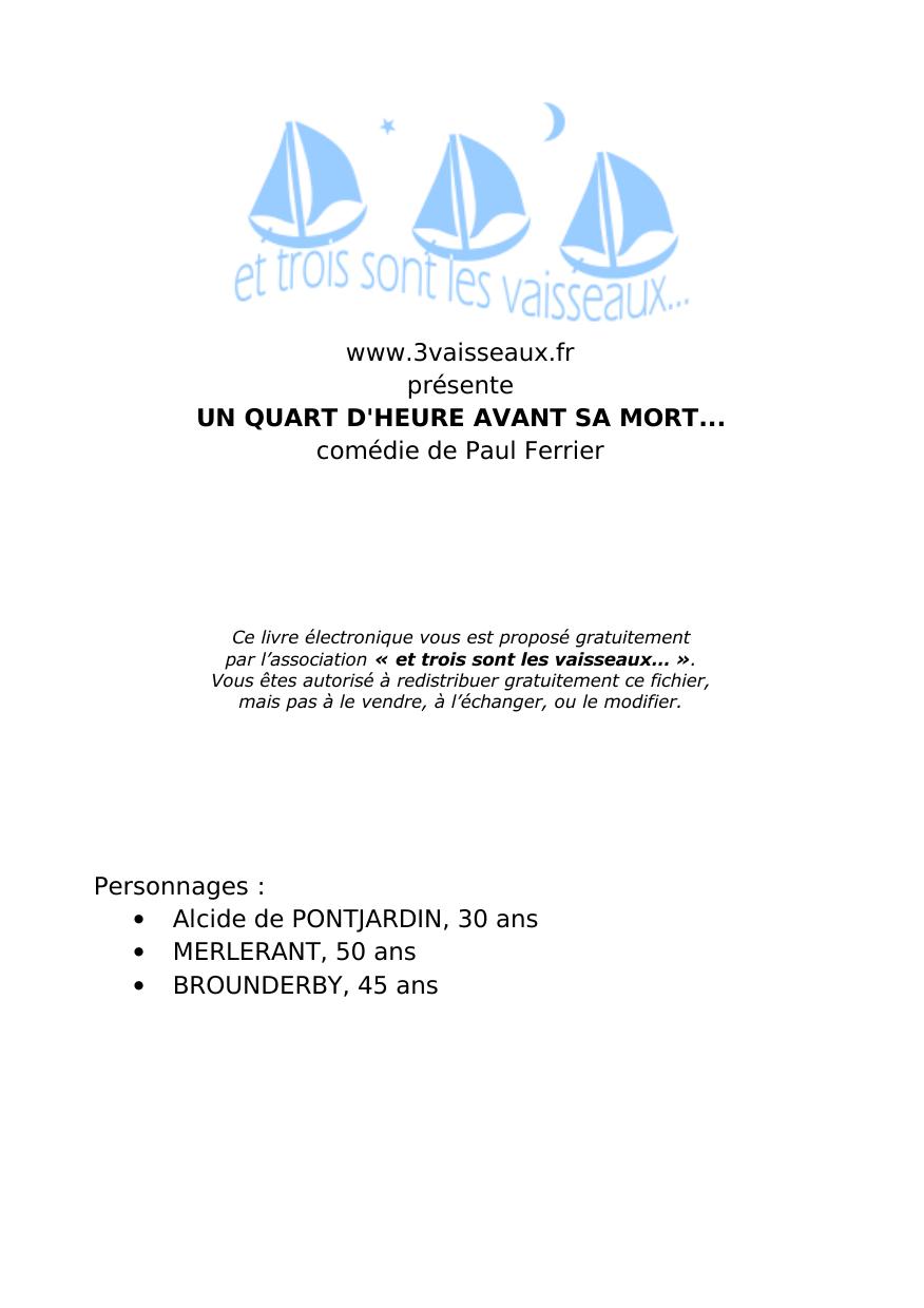 Atlantis - Ferrier Paul - Un Quart dHeure avant sa Mort.rtf