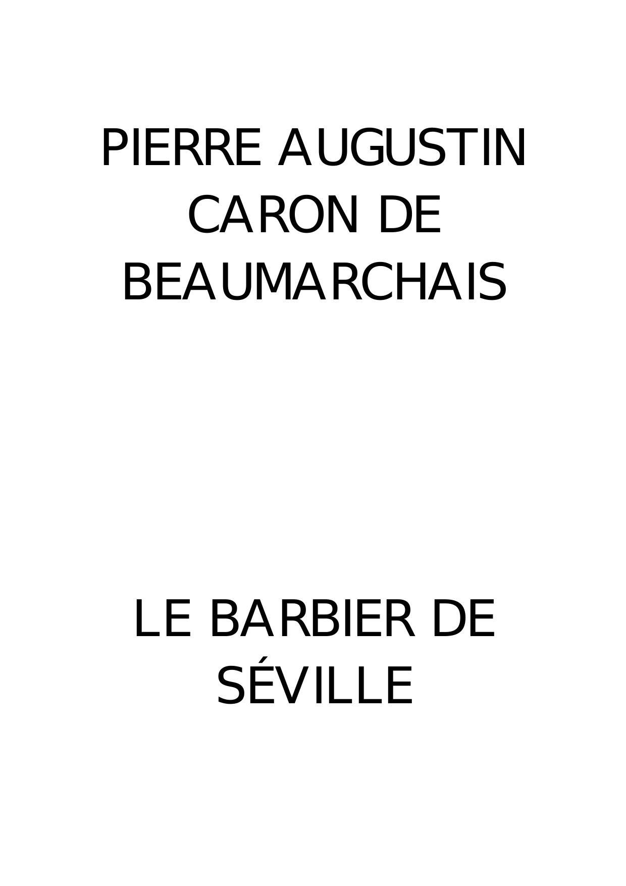 Baudelaire Charles-Le barbier de Seville