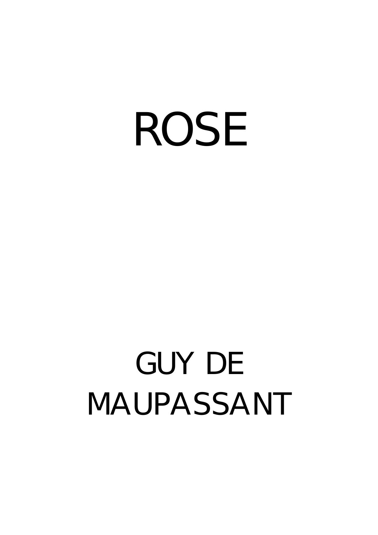 Maupassant (de) Guy-Rose