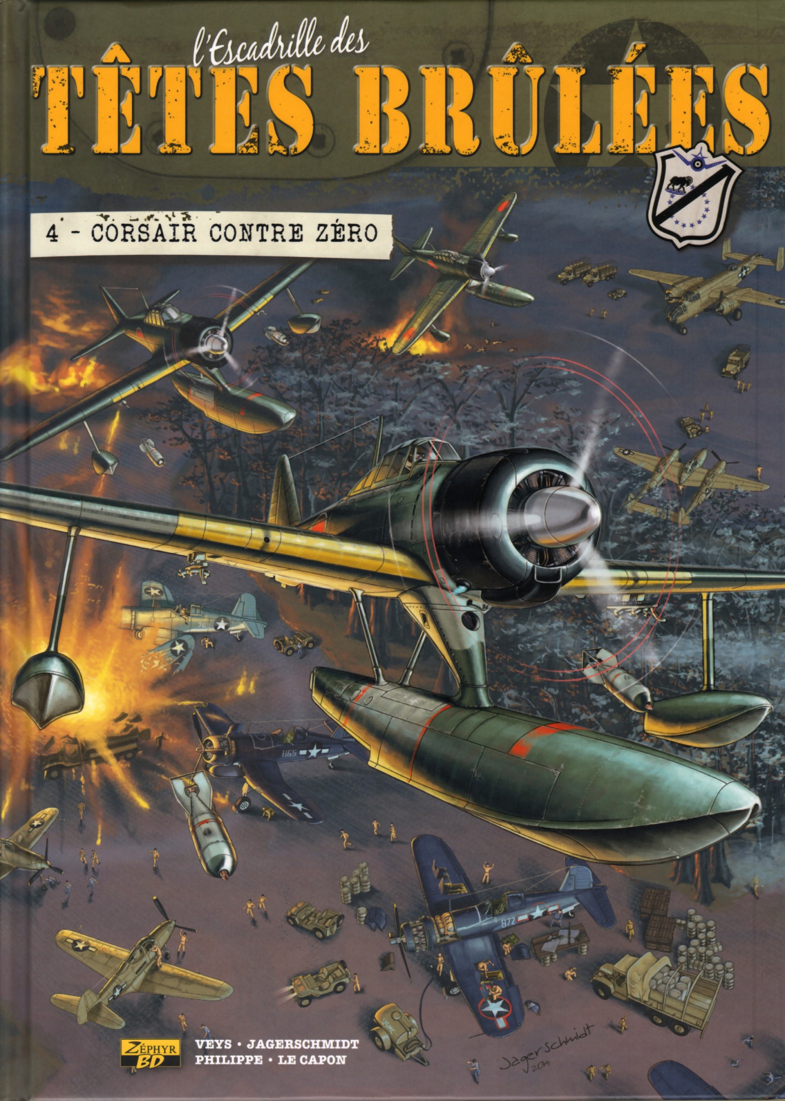 Escadrille Des Tetes Brulees (L') - T04